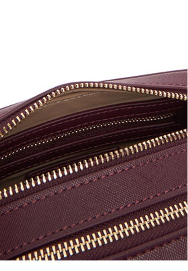 VALENTINO - Valentino Torebka Zero Re VBS7B306 Bordowy. Kolor: czerwony. Materiał: skórzane
