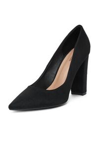 DeeZee Czółenka F-DY-9855-1 Czarny. Kolor: czarny. Materiał: materiał #3