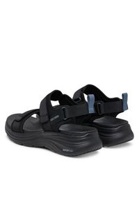 skechers - Skechers Sandały Vapor Foam-Laidback Moments 120009/BBK Czarny. Kolor: czarny. Materiał: materiał #3