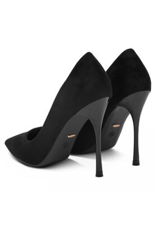 DeeZee Szpilki GA0-07B Czarny. Kolor: czarny. Materiał: syntetyk, materiał. Obcas: na szpilce