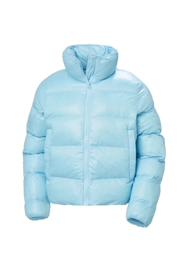 Damska kurtka puchowa Helly Hansen Jade. Kolor: niebieski. Materiał: puch. Długość: krótkie. Sezon: zima