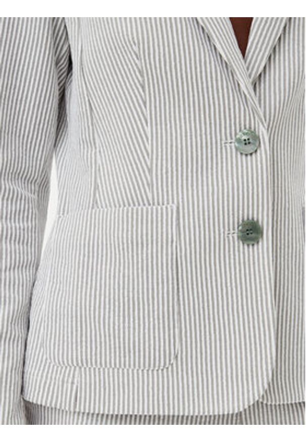 Olsen Marynarka 15001434 Zielony Regular Fit. Kolor: zielony. Materiał: bawełna
