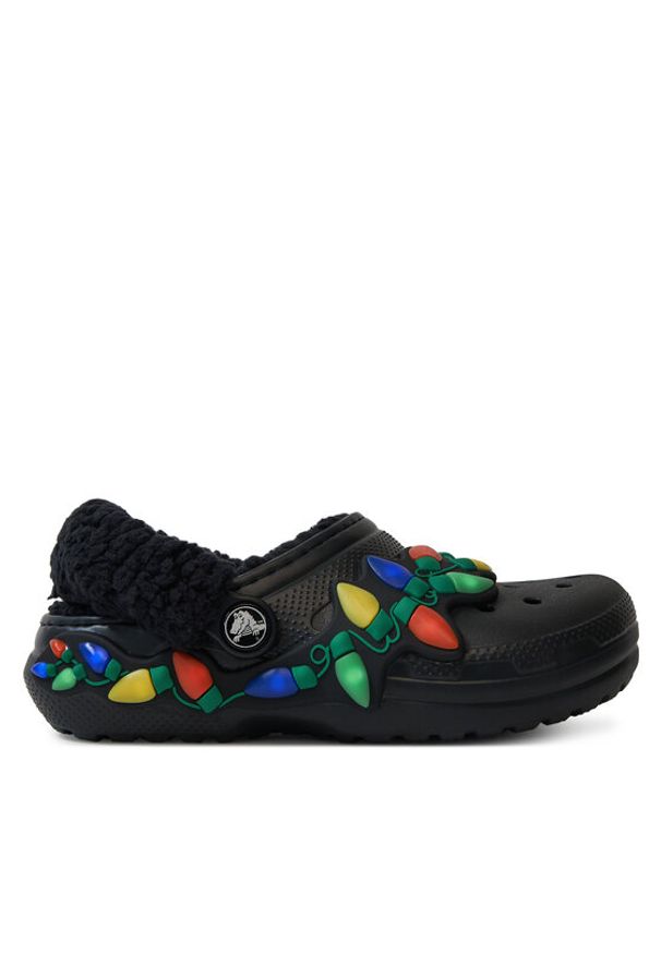 Crocs Klapki Clsc Lined Holiday Lights 212026 Czarny. Kolor: czarny