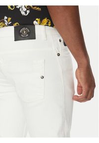 Versace Jeans Couture Jeansy 78GAB5D0 Biały Slim Fit. Kolor: biały