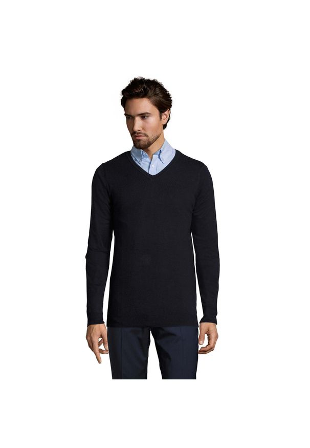 SOL'S - Męski Sweter Glory. Kolor: niebieski