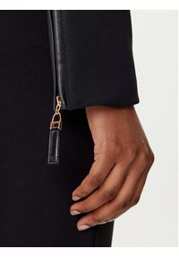 Elisabetta Franchi Marynarka GI-173-56E2-V680 Czarny Regular Fit. Kolor: czarny. Materiał: syntetyk #3