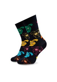 Happy-Socks - Happy Socks Zestaw 3 par wysokich skarpet unisex XDOG08-0150 Kolorowy. Materiał: materiał, bawełna. Wzór: kolorowy #3