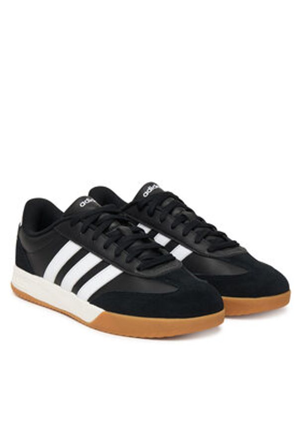 Adidas - adidas Sneakersy Vl Court 00S HQ0052 Czarny. Kolor: czarny. Materiał: zamsz, skóra
