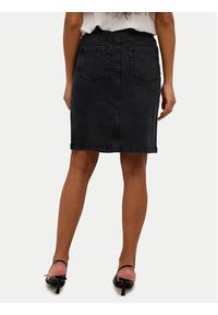 Kaffe Spódnica jeansowa Gloria 10508750 Szary Regular Fit. Kolor: szary. Materiał: bawełna