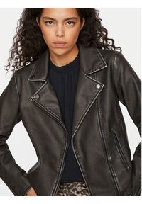 Vila Kurtka z imitacji skóry Cara 14098830 Czarny Regular Fit. Kolor: czarny. Materiał: skóra #7