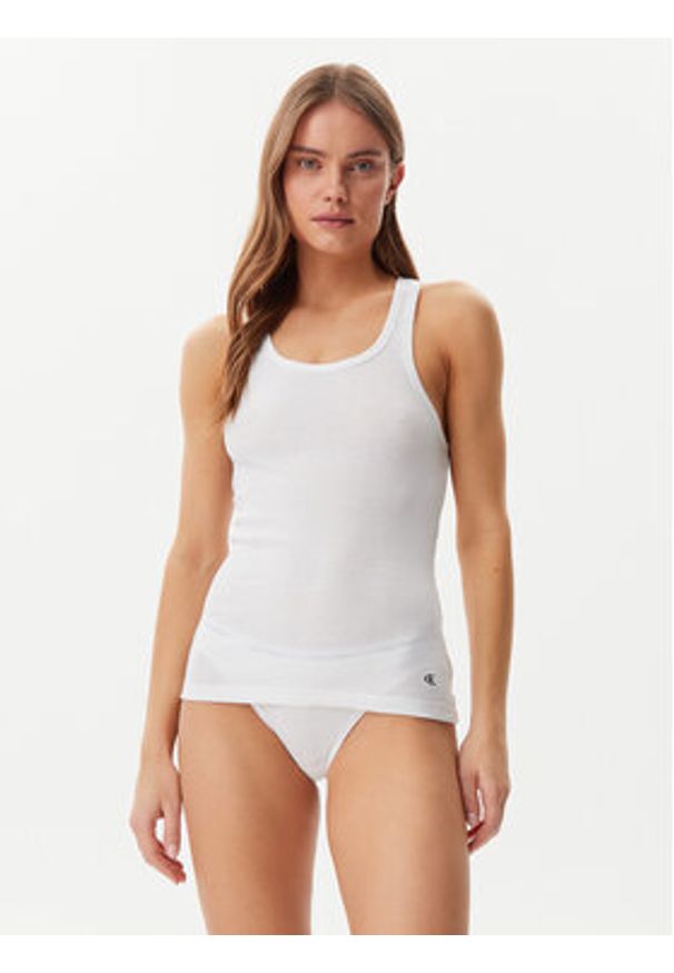 Calvin Klein Underwear Komplet 3 topów LV00QS7493 Biały Regular Fit. Kolor: biały. Materiał: bawełna