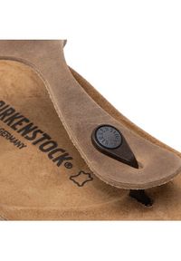 Birkenstock Japonki Gizeh Bs 0943811 Brązowy. Kolor: brązowy. Materiał: skóra, nubuk #7