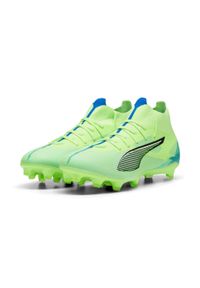 Puma - Buty piłkarskie PUMA Ultra 5 Match+ FG/AG. Kolor: fioletowy, zielony, wielokolorowy. Sport: piłka nożna