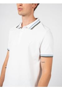 Guess Koszulka Polo | M1YP55K9WF1 | Mężczyzna | Biały. Typ kołnierza: polo. Kolor: biały. Materiał: bawełna. Wzór: aplikacja