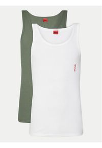 Hugo - HUGO Komplet 2 tank topów 50532634 Kolorowy Slim Fit. Materiał: bawełna. Wzór: kolorowy