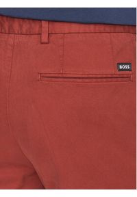 BOSS - Boss Chinosy Kaito1 50487966 Czerwony Slim Fit. Kolor: czerwony. Materiał: bawełna