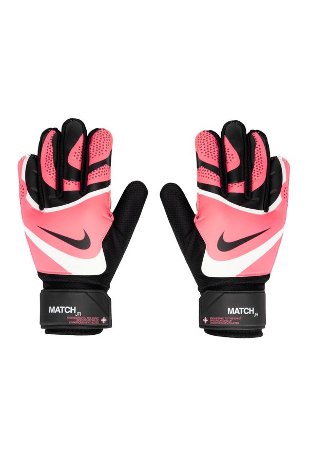 Rękawice bramkarskie dziecięce Nike Match. Kolor: czarny. Sezon: zima