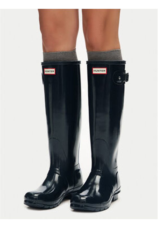 Hunter Kalosze WFT1000RGL Granatowy. Kolor: niebieski. Materiał: kauczuk