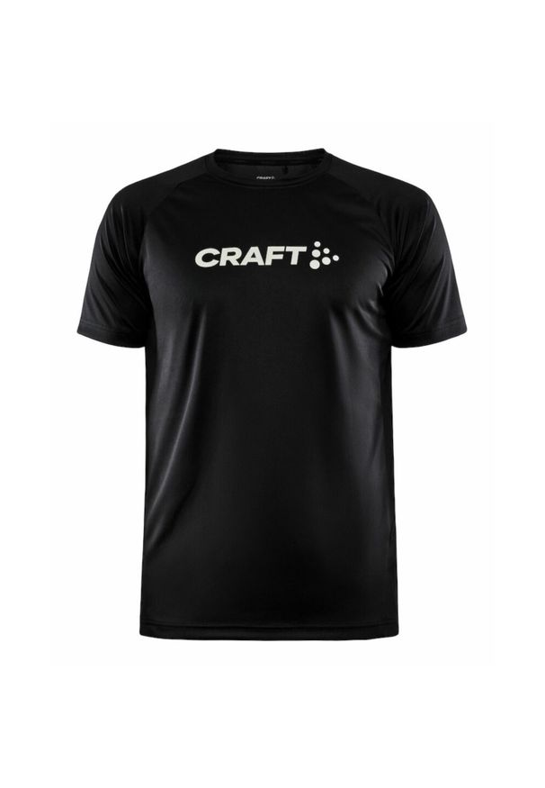 Koszulka z krótkim rękawem Craft Core Essence Logo Czarny. Kolor: czarny. Długość rękawa: krótki rękaw. Długość: krótkie. Sport: fitness