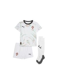 Puma - Dziecięcy zestaw wyjazdowy Portugalia 2025 PUMA White Black. Kolor: czarny, biały, wielokolorowy. Materiał: dresówka. Styl: sportowy