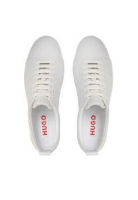 Hugo Sneakersy Zero 50471315 10220030 01 Biały. Kolor: biały. Materiał: skóra