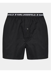 Karl Lagerfeld - KARL LAGERFELD Komplet 3 par bokserek Aop Woven Boxer Short (X3) 235M2108 Czarny. Kolor: czarny. Materiał: bawełna #2