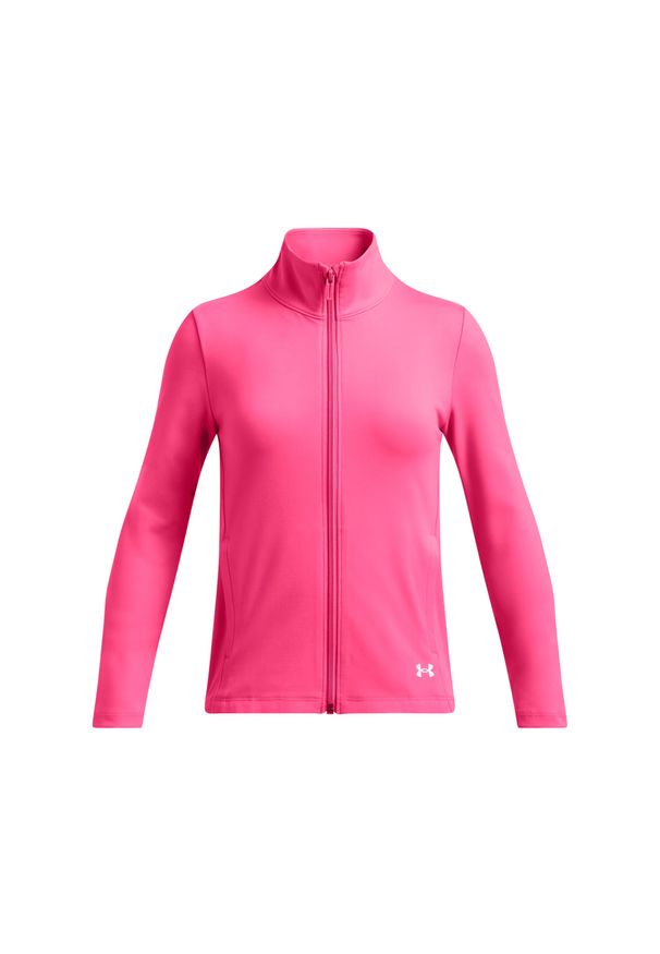 Dziecięca bluza dresowa Under Armour Motion. Kolor: różowy. Materiał: dresówka. Sport: fitness
