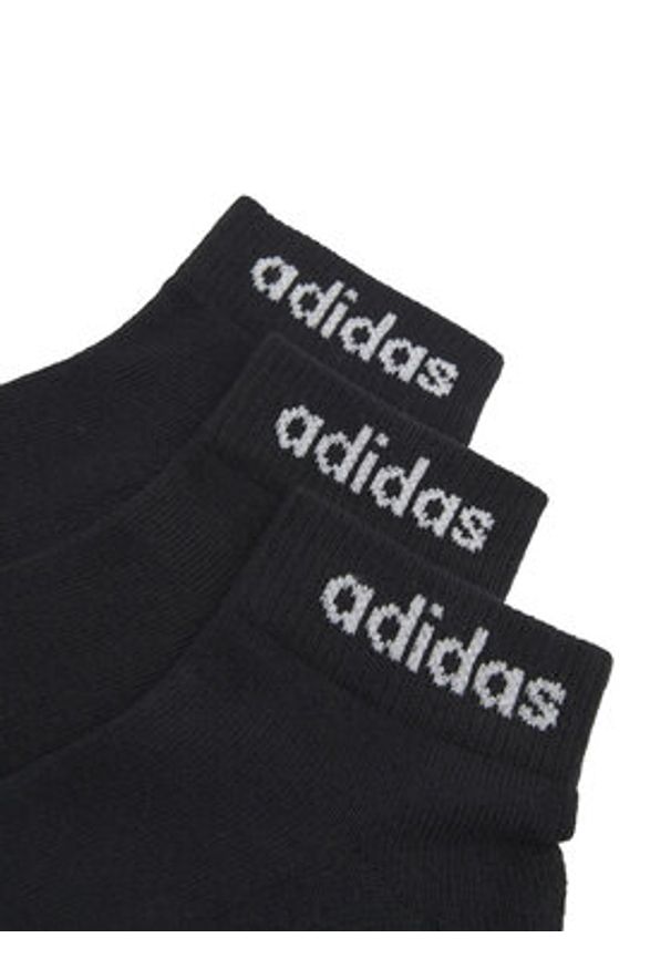 Adidas - adidas Zestaw 3 par niskich skarpet unisex 3-Pack IC1303 Czarny. Kolor: czarny. Materiał: materiał