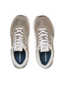 New Balance Sneakersy WL574EVG Beżowy. Kolor: beżowy. Materiał: zamsz, skóra. Model: New Balance 574 #7