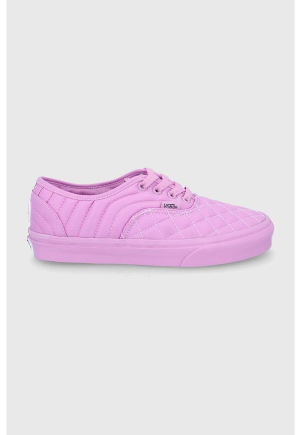 Vans Tenisówki damskie kolor różowy. Nosek buta: okrągły. Kolor: fioletowy. Materiał: guma