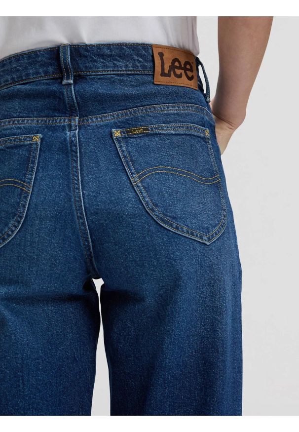 Lee - DAMSKIE SPODNIE LEE RIDER LOOSE NAVY CAST 112378933