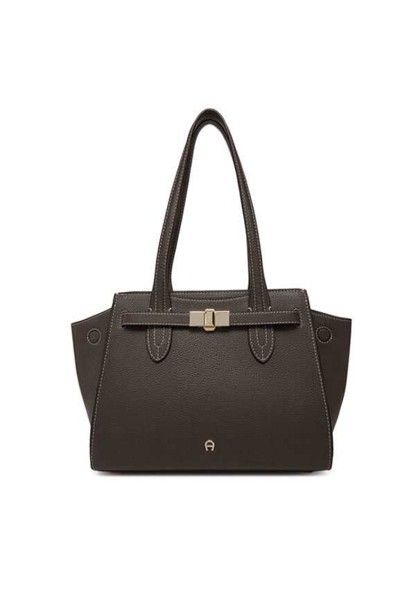 Aigner Torebka Farah M 137412 Brązowy. Kolor: brązowy. Materiał: skórzane