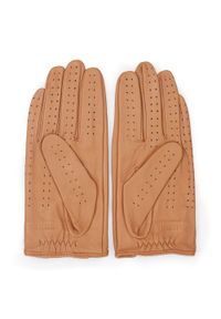 Wittchen - Damskie rękawiczki skórzane samochodowe. Materiał: skóra. Wzór: aplikacja. Styl: elegancki #3