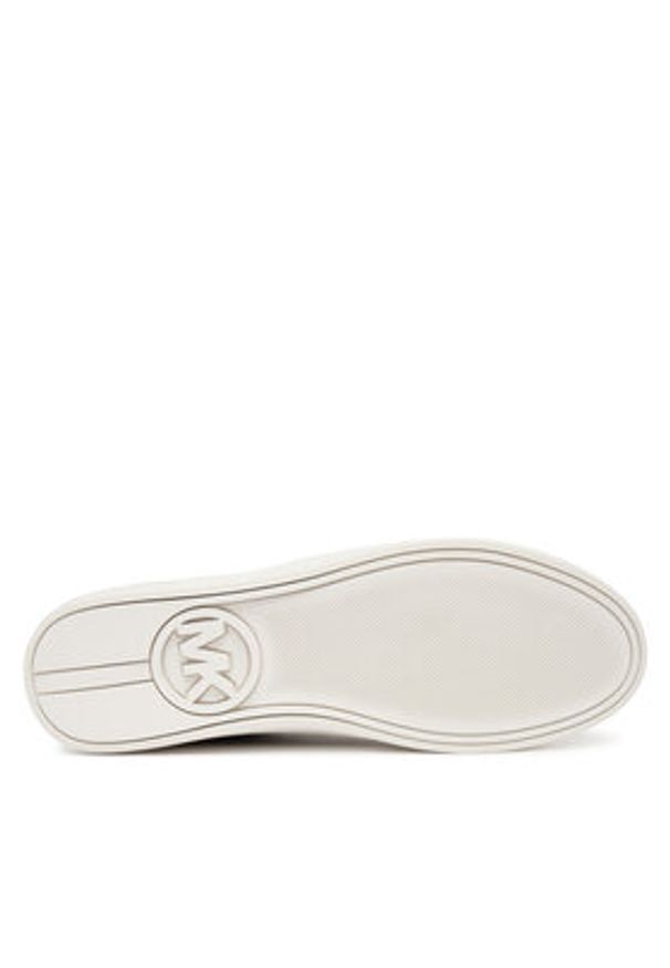 MICHAEL Michael Kors Sneakersy Keaton Zip Slip On 43T5KTFP5L Beżowy. Zapięcie: bez zapięcia. Kolor: beżowy. Materiał: skóra