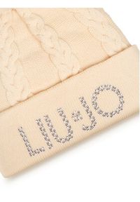 Liu Jo Czapka 2F5058 M0300 Beżowy. Kolor: beżowy. Materiał: wełna, materiał