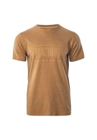 Koszulka męska Magnum Essential T-Shirt 2.0 - żółta, Rozmiar M. Kolor: żółty. Materiał: bawełna, poliester