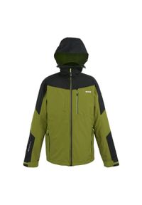 Regatta - Męska Kurtka Wentwood IX 3 W 1. Kolor: wielokolorowy, czarny, zielony. Sport: turystyka piesza #1