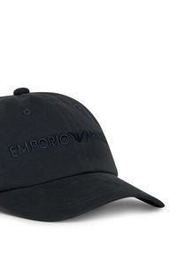 Emporio Armani Czapka z daszkiem EM001319 AF14032 UB118 Granatowy. Kolor: niebieski. Materiał: bawełna, materiał