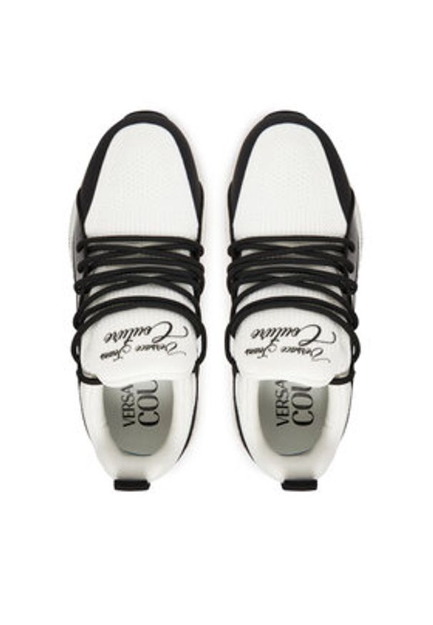 Versace Jeans Couture Sneakersy 79VA3SA8 ZSC96 L02 Biały. Kolor: biały. Materiał: materiał