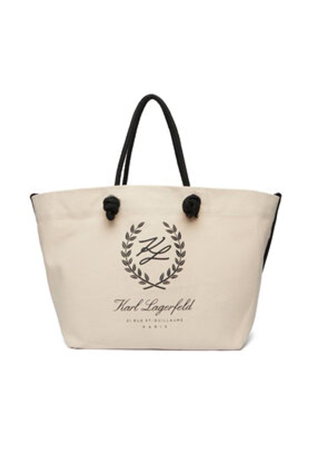 Karl Lagerfeld - KARL LAGERFELD Torebka B1W46065 Beżowy. Kolor: beżowy