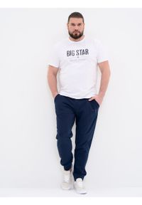 Big-Star - Koszulka męska o klasycznym kroju Bruno 101. Kolor: biały. Materiał: bawełna. Długość rękawa: krótki rękaw. Długość: krótkie. Wzór: nadruk, napisy. Styl: klasyczny #3