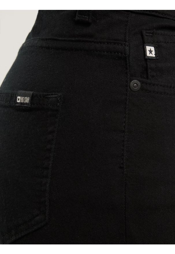 Big-Star - Jeansy damskie skinny czarne Adela 915. Kolor: czarny. Styl: klasyczny