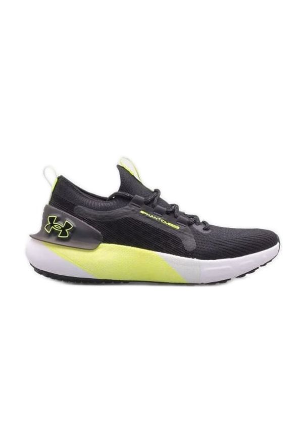 Buty Under Armour Hovr Phantom 3 M 3026582-005 czarne. Okazja: na co dzień. Kolor: czarny. Materiał: materiał, syntetyk. Sport: fitness