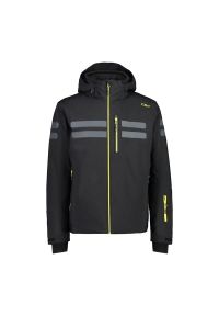 CAMPAGNOLO - Kurtka męska narciarska CMP. Kolor: czarny. Sport: narciarstwo
