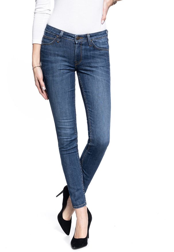 Lee - SPODNIE DAMSKIE LEE SKINNY SCARLETT DARK ABERDEEN L526SIMX 112111907