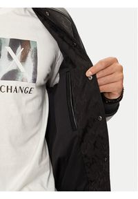 Armani Exchange Kurtka skórzana XM000002 AF10114 UC001 Czarny Regular Fit. Kolor: czarny. Materiał: skóra #3