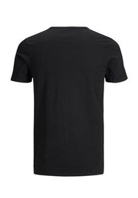 Jack & Jones Komplet t-shirtów Basic 12133914 Czarny Slim Fit. Kolor: czarny. Materiał: bawełna #8