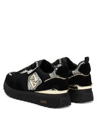 Liu Jo Sneakersy Maxi Wonder 01 BF5009 PX684 Czarny. Kolor: czarny. Materiał: skóra, zamsz #3