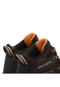 skechers - Skechers Trapery Daggett 204642/CHOC Brązowy. Kolor: brązowy. Materiał: skóra #5