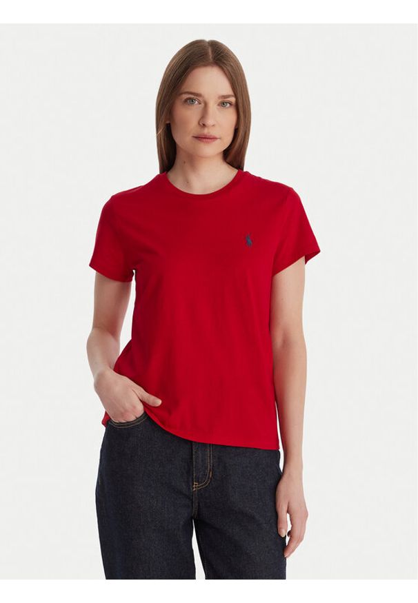 Polo Ralph Lauren T-Shirt 211B14605006 Czerwony Classic Fit. Typ kołnierza: polo. Kolor: czerwony. Materiał: bawełna